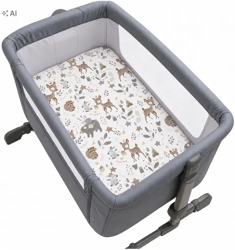 Prześcieradło bawełniane do dostawki 83x50 cm bawełna 100% Babymam