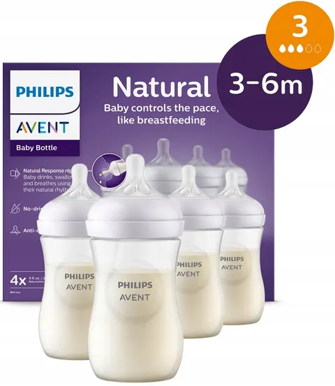 Philips Avent zestaw butelek Natural Response 260ml 4szt SCY903/04