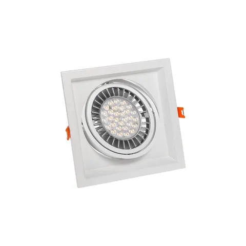 MDD MAXI UNO GU10 X 1 Ar111 250V IP20 186x186x43mm BiaŁy