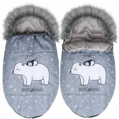 Babymam śpiworek do wózka sanek gondoli premium