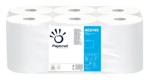 Ręczniki w roli Autocut 124 m celuloza 2 warstwy opak. 6 szt. Papernet 402145