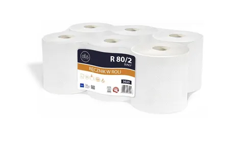3025 LAMIX ręcznik w roli 100% celuloza 80mb / 6 sztuk