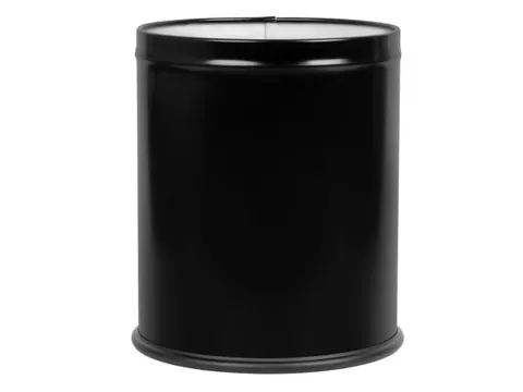 Kosz otwarty 7 L metalowy czarny Alda Room Basket 607A