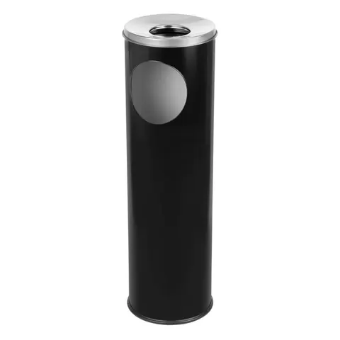 Koszopopielnica 15L stal czarna Alda Cigarette Pillar 631