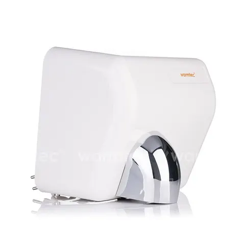 Suszarka do rąk Warmtec BarrelFlow 2500W, obudowa z tworzywa ABS, biała