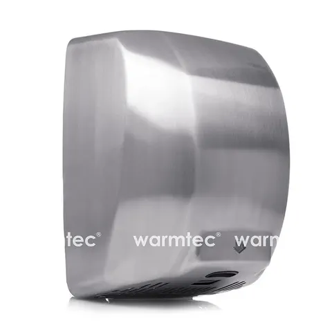 Suszarka do rąk Warmtec MaxFlow 1800W, metalowa, stal matowa