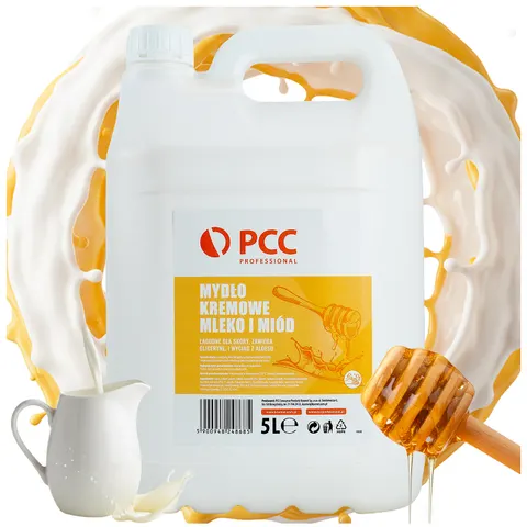 Mydło PCC Mleko i Miód kremowe 5L