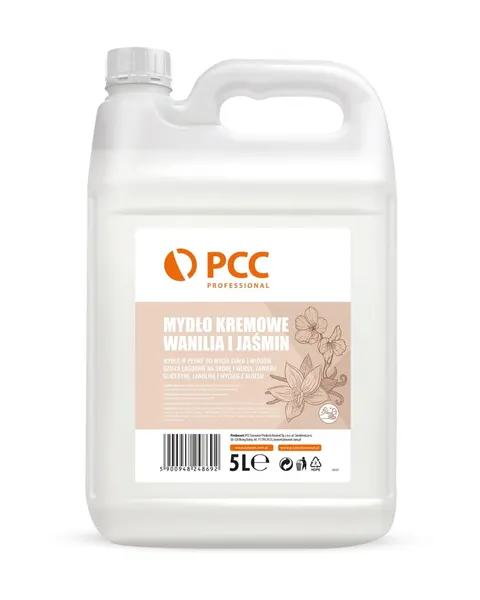 PCC Professional mydło w płynie kremowe wanilia i jaśmin 5L