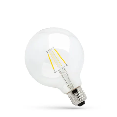 LED GLOB G125 E-27 230V 8W COG WW Clear Spectrum