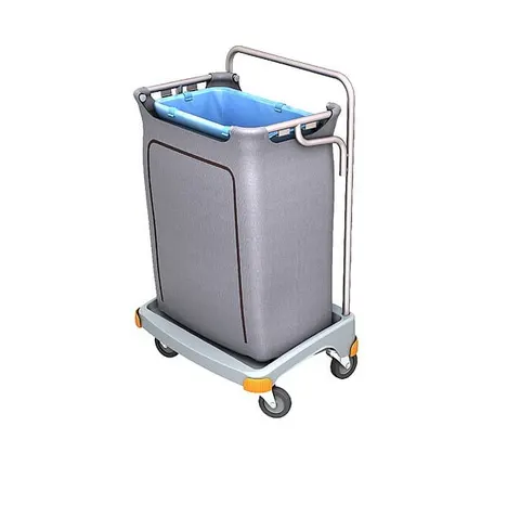 Pojedynczy wózek na odpady z workiem osłonowym 1x120L Splast TSO-0003
