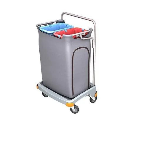 Podwójny wózek na odpady z workiem osłonowym 2x70L Splast TSO-0019