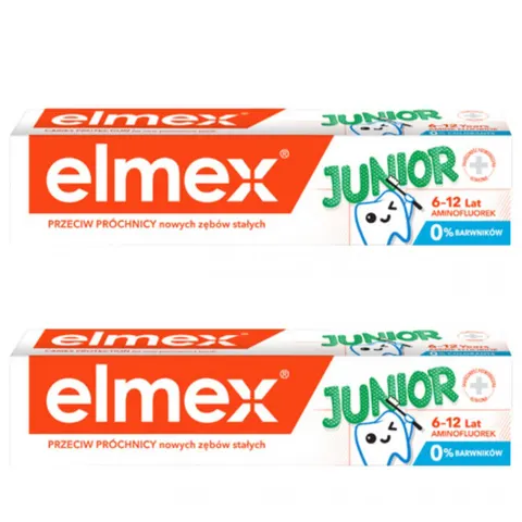 ELMEX JUNIOR Pasta do zębów dla dzieci od 6 roku życia, 75 ml