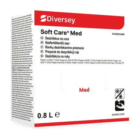 Soft Care Med H5 żel do dezynfekcji rąk na bazie propanolu 800 ml 9294286