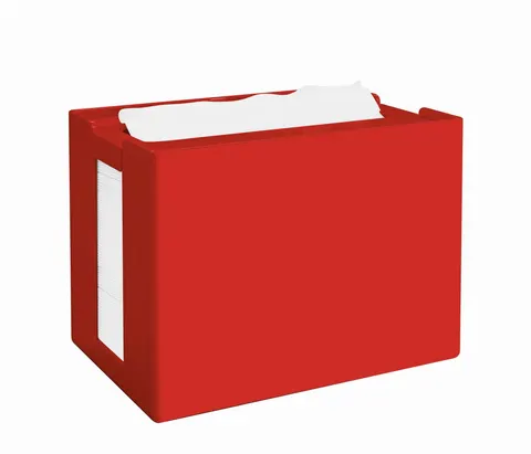 Dozownik serwetek składanych Papernet Basic 417808 czerwony