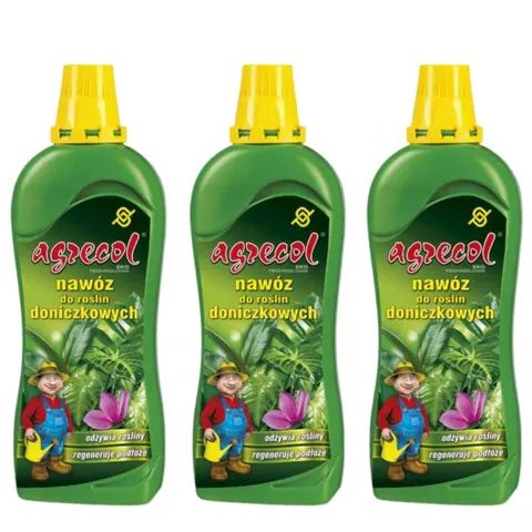 AGRECOL Nawóz DO ROŚLIN DONICZKOWYCH 750 ml, pakiet 3 szt.