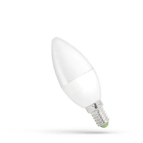 LED Świecowa E-14 230V 6W CW Spectrum +