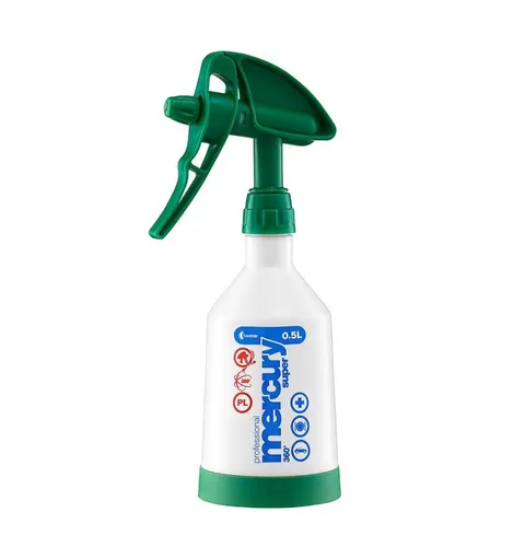 Opryskiwacz zielony 0,5 l Mercury Super 360 Cleaning Pro+ Kwazar WTM.0047