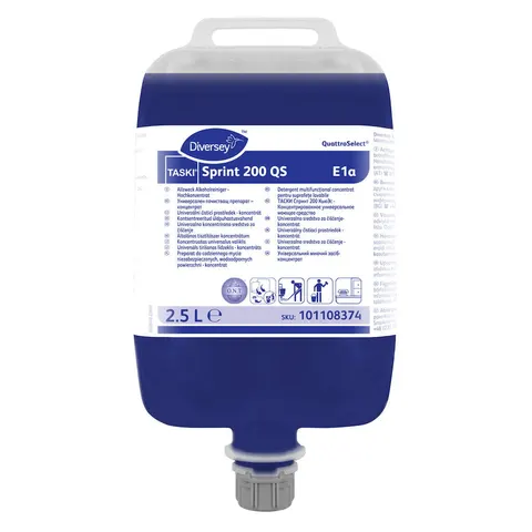 Taski Sprint 200 QS E1a preparat do codziennego mycia wodoodpornych powierzchni, do systemu Quattro Select 2,5 L 101108374