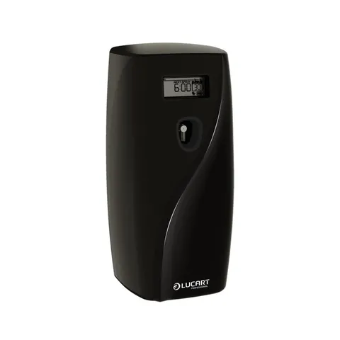Elektroniczny odświeżacz powietrza LCD z programatorem Lucart Identity 892362 czarny
