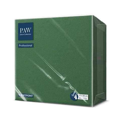 KIESZONKI SOFTPOINT na sztućce ZIELONE 50 szt. PAW