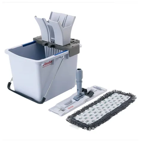 Wiadro z wyciskarką i mopem płaskim Vileda UltraSpeed Pro Starter Kit 15L