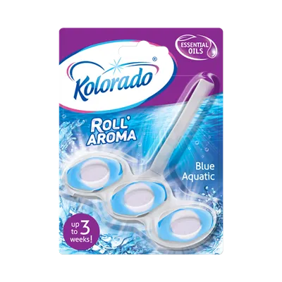 Kolorado Roll Aroma kostka kulki do toalet Blue Aquatic 51 g