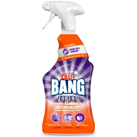 CILLIT BANG EXPERT SPRAY DO CZYSZCZENIA 750ML ZERO KAMIENIA I BRUDU