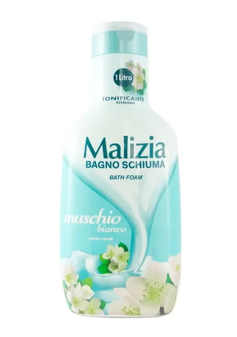 MALIZIA Płyn do kąpieli 1l Białe Piżmo IT /12/