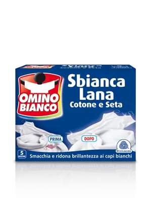 Omino Bianco - saszetki odplamiające do białych tkanin (5 szt.)