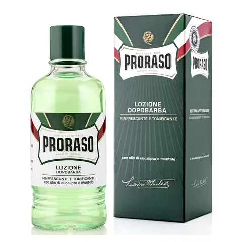 Proraso green aftershave chłodzący lotion po goleniu, linia zielona, 400ml