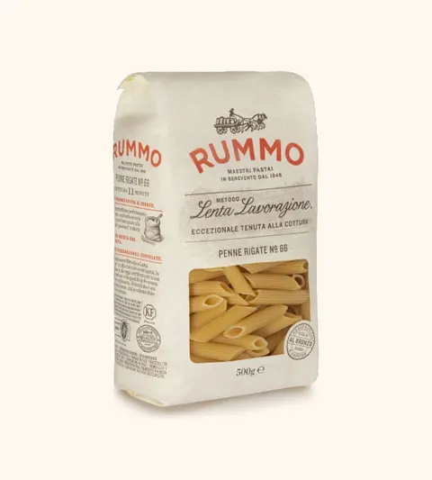 Rummo Penne Rigate nr 66 - Makaron Penne, rurki (500 g)