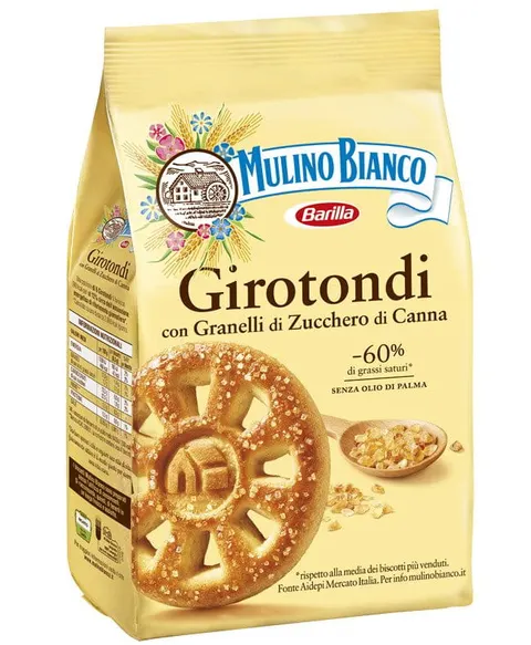 Mulino Bianco Girotondi - Kruche ciasteczka z cukrem (350 g)