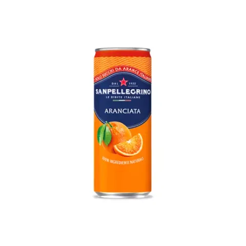 Aranciata San Pellegrino - napój gazowany z sokiem pomarańczowym 330 ml