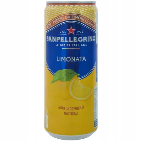 San Pellegrino Limonata - Gazowany napój cytrynowy (330 ml)