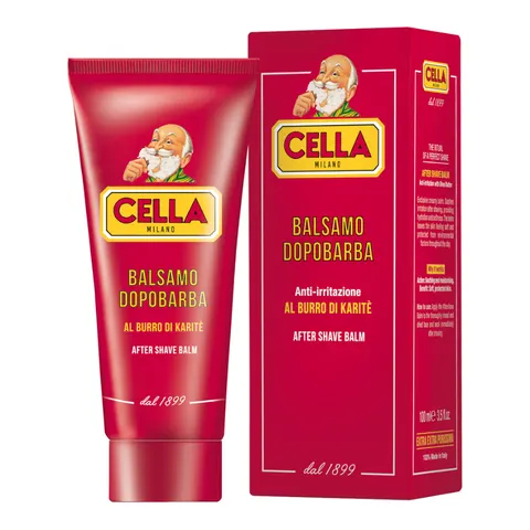 Cella milano delikatny balsam po goleniu z masłem shea, bez alkoholu, 100ml