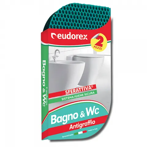Eudorex Bagno WC - Gąbka do czyszczenia Łazienki (2 szt.)