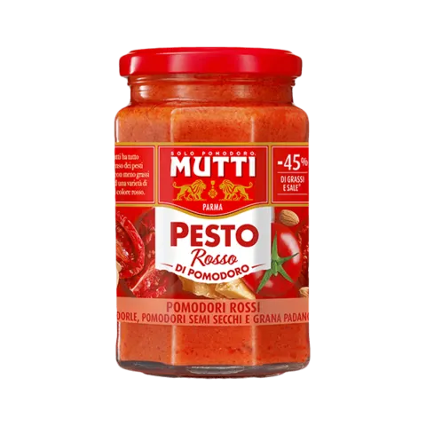 Mutti Pesto Rosso di Pomodoro - Pesto z czerwonych pomidorów (180 g)