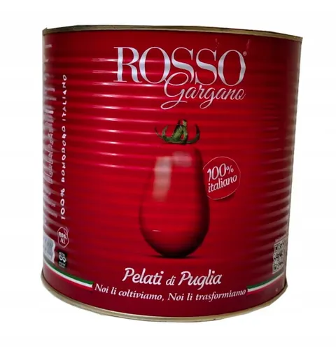 Rosso Gargano Pelati di Puglia - Pomidory pelati całe (2550g)