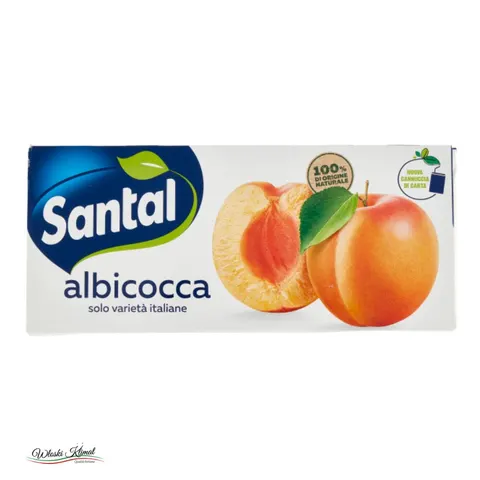 Santal Albicocca - Sok morelowy w kartoniku (3×200 ml)