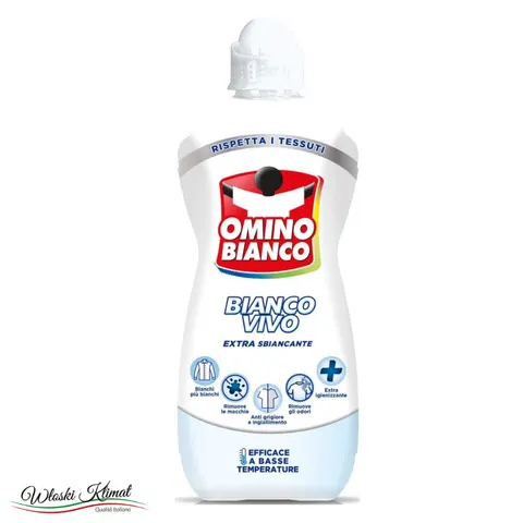 Omino Bianco Vivo - Płyn do prania Białych ubrań (900 ml)