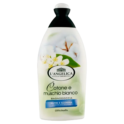 L'Angelica Cotone e Muschio bianco - żel pod prysznic bawełna i białe piżmo (500 ml)
