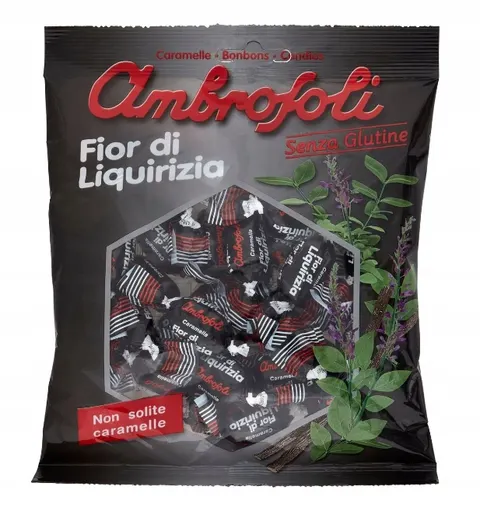 Ambrosoli Geliziosa - cukierki z lukrecją (130 g)