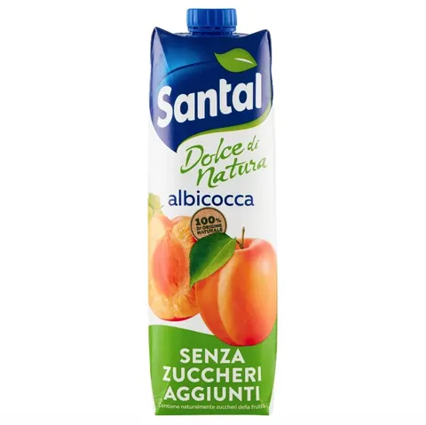 Santal Albicocca - Sok morelowy bez dodatku cukru (1 L)