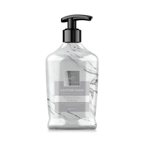 VENEZIA SAPONE MANI MARMI TE BIANCO&NEROLI - mydło biała herbata i neroli (500 ml)