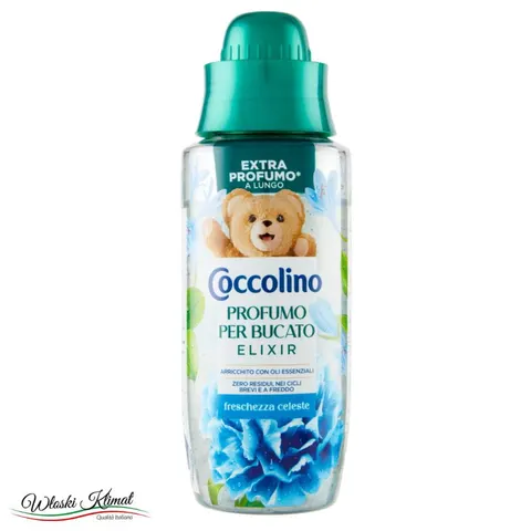 Perfumy do prania Błękitna Świeżość Freschezza Celeste Elixir COCCOLINO 342ml