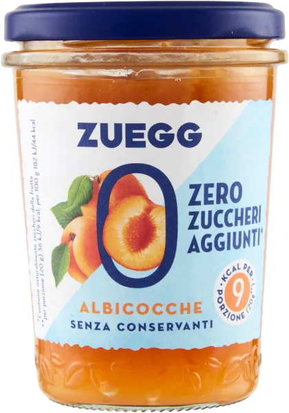 Włoska Konfitura morelowa BEZ cukru ZUEGG 220g