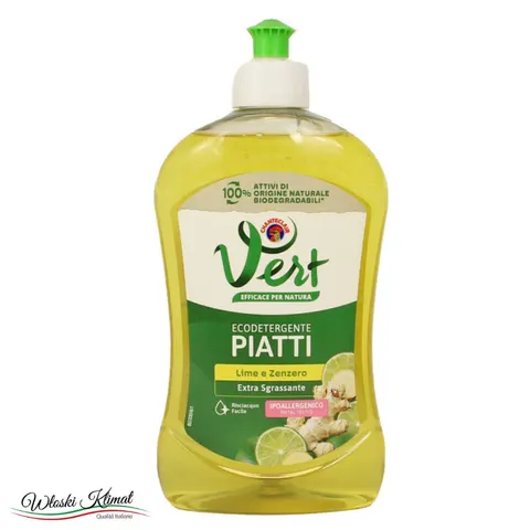 Płyn do mycia naczyń Limonka i Imbir Vert Ecodetergente Piatti Chante Clair 500ml
