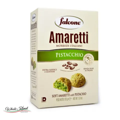 Falcone Amaretti Pistacchio - ciastka pistacjowe (170 g)