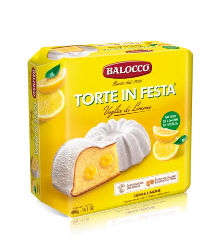 Balocco Torte in Festa Limone - włoska babka cytrynowa (400 g)