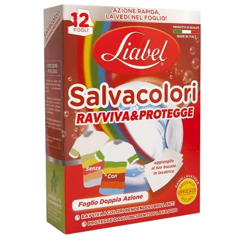 Liabel Classico - chusteczki do prania przeciw farbowaniu ubrań (12 szt.)